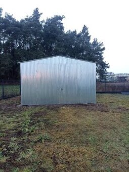 Plechová garáž 5x5m