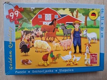 Prodám puzzle Na statku 99 dílků - 1