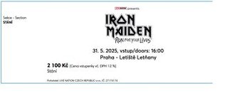 Iron Maiden Praha 31.5.2025