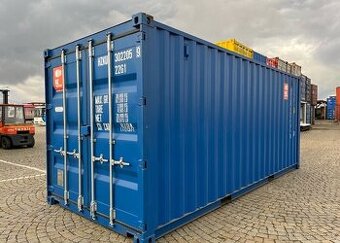 Lodní kontejner HZKU 302 205-9 RAL 5010 - DOPRAVA ZDARMA - 1