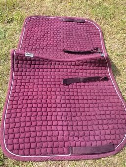 Vínová eskadron cotton podsedlová dečka