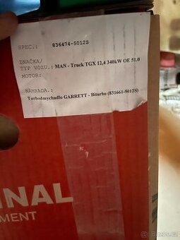 MAN Turbodmychadlo Garett Euro 6