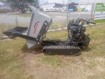 pásový dumper, stavební kolečko, dumper, dampří