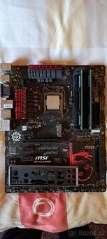 MSI Z87-45 Gaming + CPU I7 4770K + I/O shield