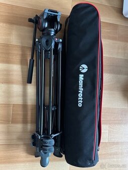 MANFROTTO 502 set s fluidní hlavou MANFROTTO MVH500AH