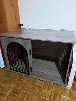 Velká klec pro psa - bez pejska a bez pelíšku 😊