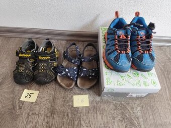 Boty a bačkůrky vel. 25,26