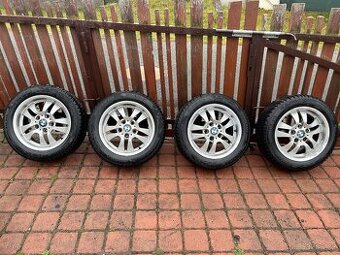 Alu kola 5x120 r16 zánovní pneu