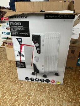 Nový olejový radiator Silvecrest 2400W