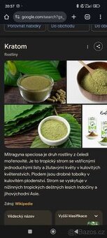 KRATOMGREEN PREMIUM - 1kg balení (Mitragyna speciosa)