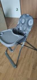 Jídelní židlička 4Baby Flower šedá