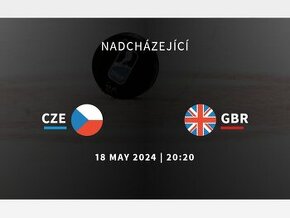 IIHF Česko vs Velká Británie (CZE vs GBR)