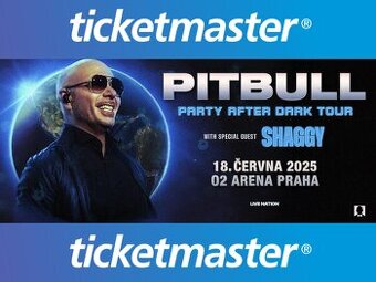 2x Vstupenky na PITBULL (Praha 18.6.2025) - Předání Brno