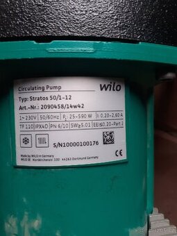 Oběhové čerpadlo wilo stratos 50/1-12