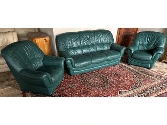 Luxusní kožená sedací souprava 3+1+1, 2999 - 1