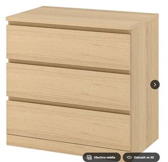 MALM IKEA KOMODA