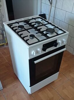 klasický kombinovaný sporák Gorenje K5352WF – plyn + horkovz