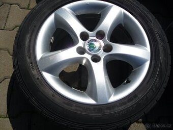 SADA ALU ŠKODA ANTARES 5x100 ,FÁBIA I,II, ROOMSTER195/55R15