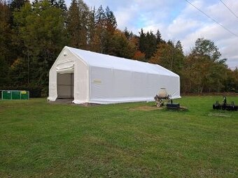 Plachtová hala 9x18,3m sedlová/ plachta 900g - 1