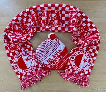 Šála Slavia + čepice