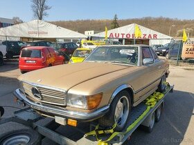 Mercedes SL 500 rok 1985 na renovaci