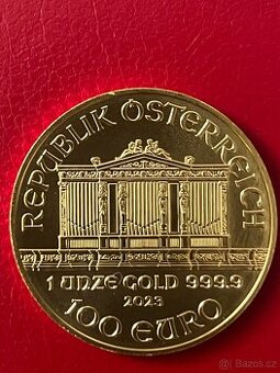 Zlato / zlatá investiční mince 1 oz wiener philharmoniker