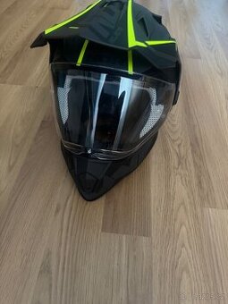 Helma na motorku Nox n312 fluo yellow