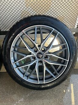 Alu kola MSW 50 8.Jx18 5x112+ Zimní pneu NEXEN 225x50/R18