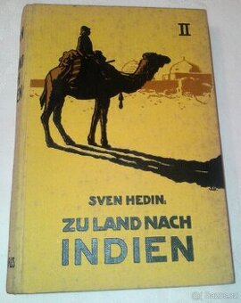 Sven Hedin - 13 knih - německy švabachem