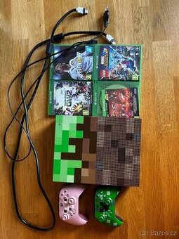 X- Box Minecraft limitovaná edice