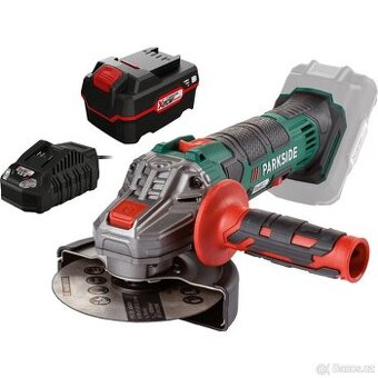Zcela nová Parkside úhlová bruska + 4 Ah baterie + nabíječka