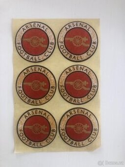 retro fotbalove samolepky klubu Arsenal …