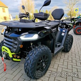 Nová čtyřkolka Segway AT5L Green s posilovačem a Bílou SPZ