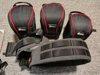 Zhiyun foto video pasek s extra klipem, pro objektivy,3 obal