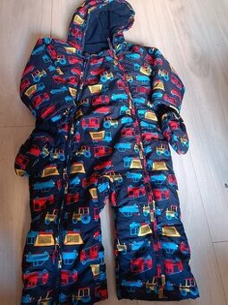 Zimní kombinéza s auty 86