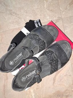 Dámské sandály RIEKER černé vel. 41