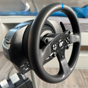 Volant Thrustmaster T300 RS, 3-pedály T3PA + Stojan DeluxeV2