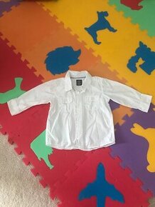Čistě bílá košile H&M, vel 80
