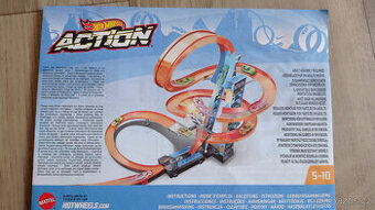 Hot Wheels vystřelovací autodráha a garáž na autíčka věž