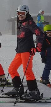 Lyžařská dámská/dívčí souprava-bunda, kalhoty, 36/38, M