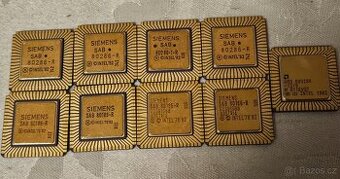Zlatý procesor CPU 286, 188, 186 AMD, Intel, Siemens