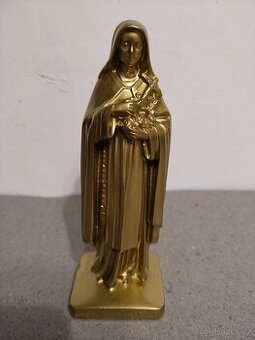 St. Theresia kovová soška