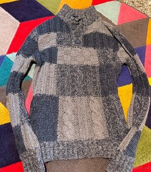 DESIGUAL VLNĚNÝ PÁNSKÝ SVETR S(DLE MÍR M-L)