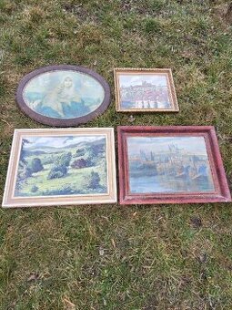 Staré obrazy, rámy