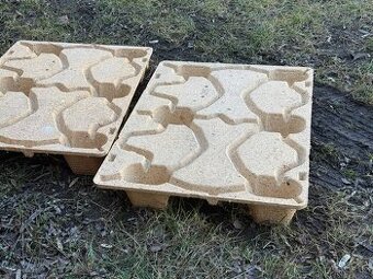 Lisované palety 60x80 cm, 10 ks