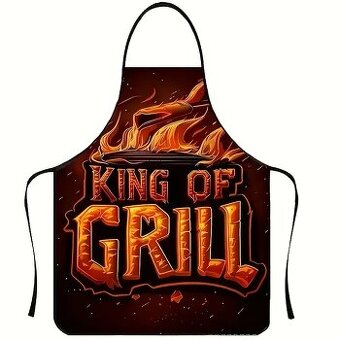 BBQ zástěra na grilování – ochranná kuchyňská zástěra