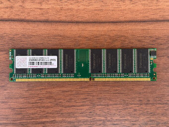 1GB DDR333 RAM Transcend (PC2700) do stolního počítače