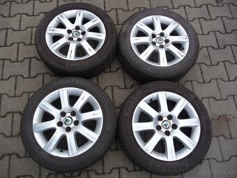 ALU KOLA ŠKODA LINE 5x100 ,FÁBIA I,II, ROOMSTER 185/55R15