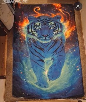 Kusový koberec s tygrem