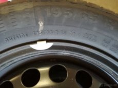 Opel Astra disky 15" + pneu 195/65r15 Continental